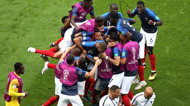 法国庆祝进球